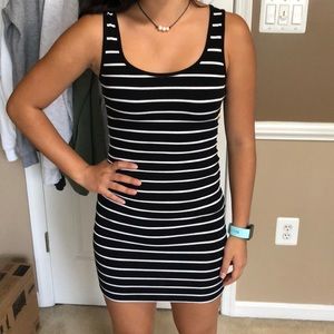 Bodycon Striped Dress